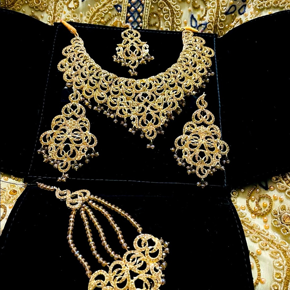 😍Pakistani/indian bridal wedding full maxi dress